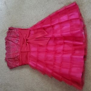 Fuchsia prom dress